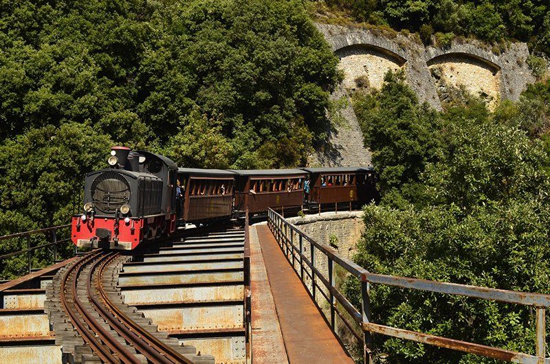 A trip on an old-fashioned steam train