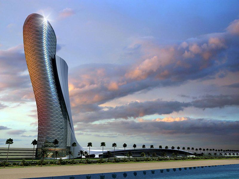 The Falling Tower of Capital Gate