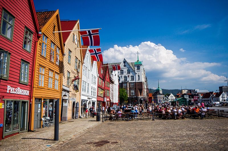 Bright houses of Bergen