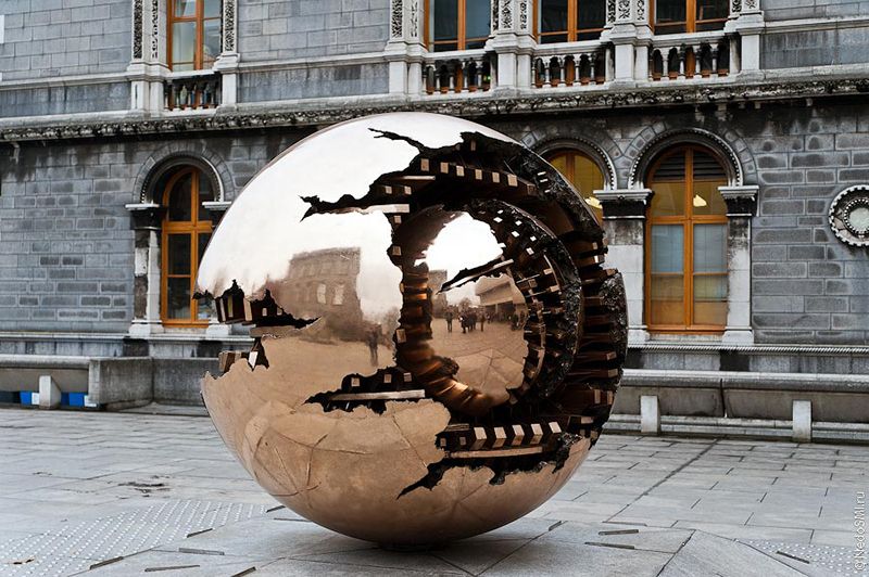 Sculpture Sphere inside Sphere