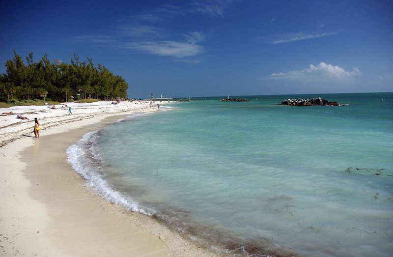 Пляж Fort Zachary Taylor State Park