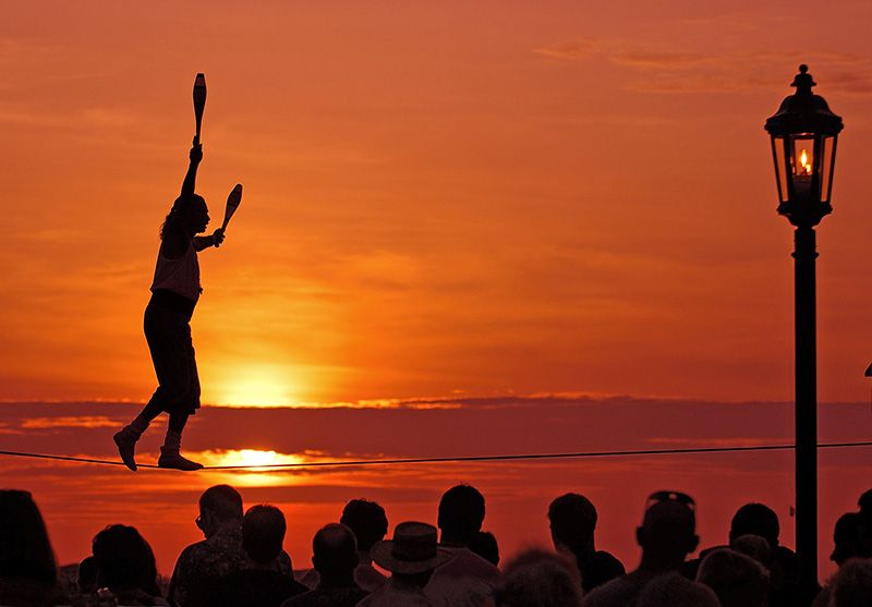 Захід сонця на Mallory Square