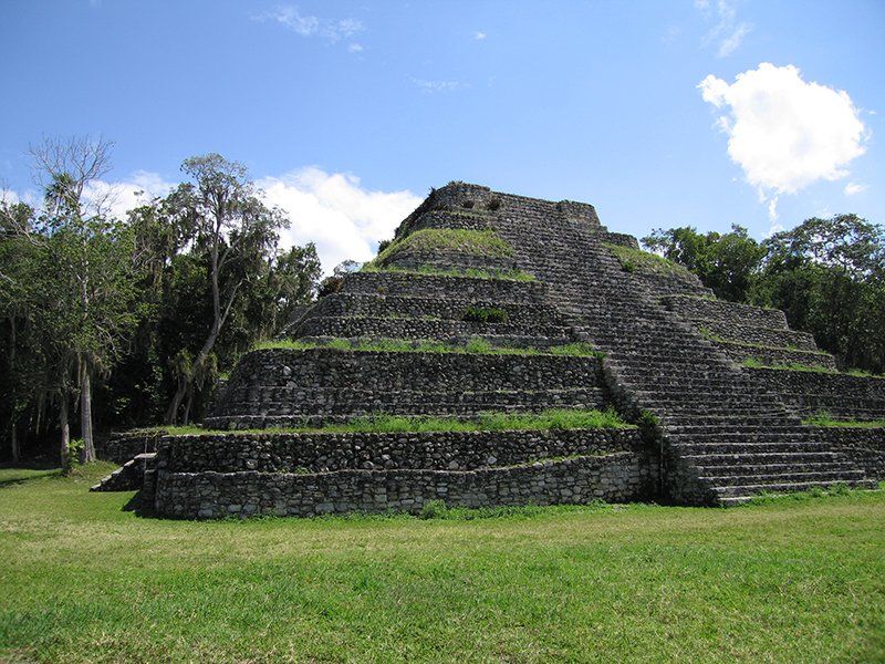 Ancient Mayan city of Chacchoben