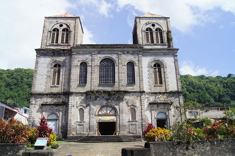 Ruinele orașului Saint-Pierre