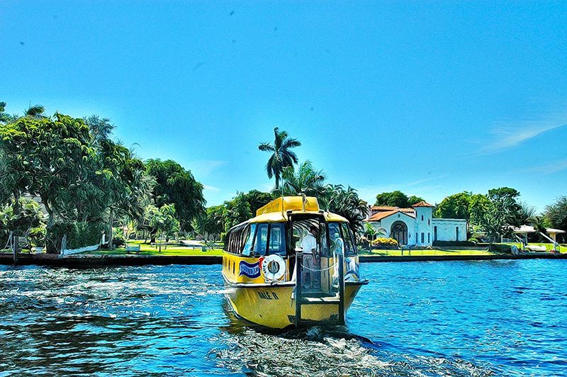 Taxi acvatic - cel mai bun mod de a vedea Fort Lauderdale