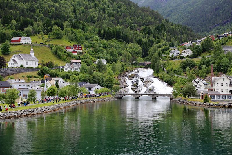 Hellesylt Waterfall