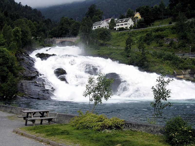 Hellesylt Waterfall