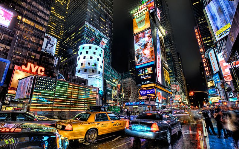 Times Square area