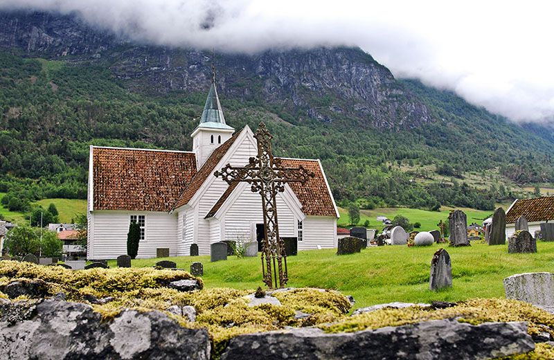 Old Church in Olden