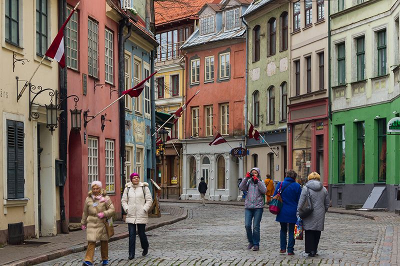 The Streets of Old Riga