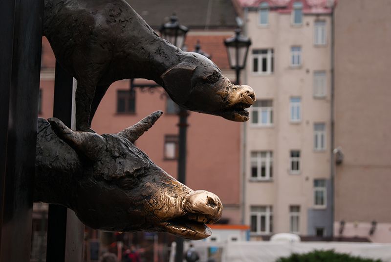 The Bremen Town Musicians Monument