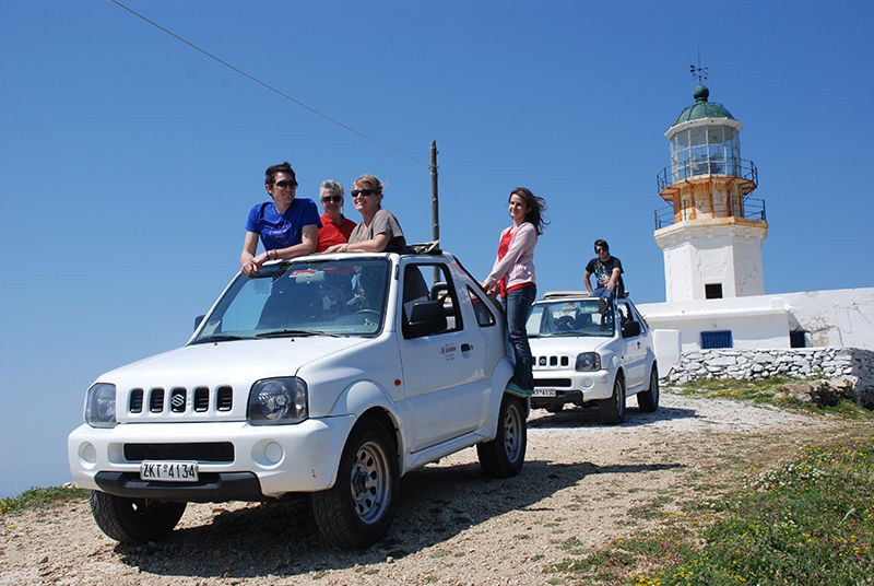 Jeep safari on the island