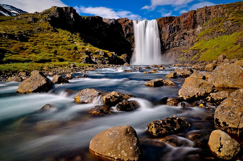 Gufufoss Waterfall