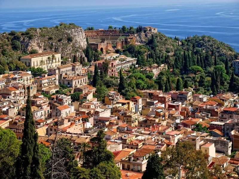 Taormina, insula Sicilia, Italia