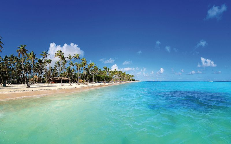 Linia de coastă din Punta Cana