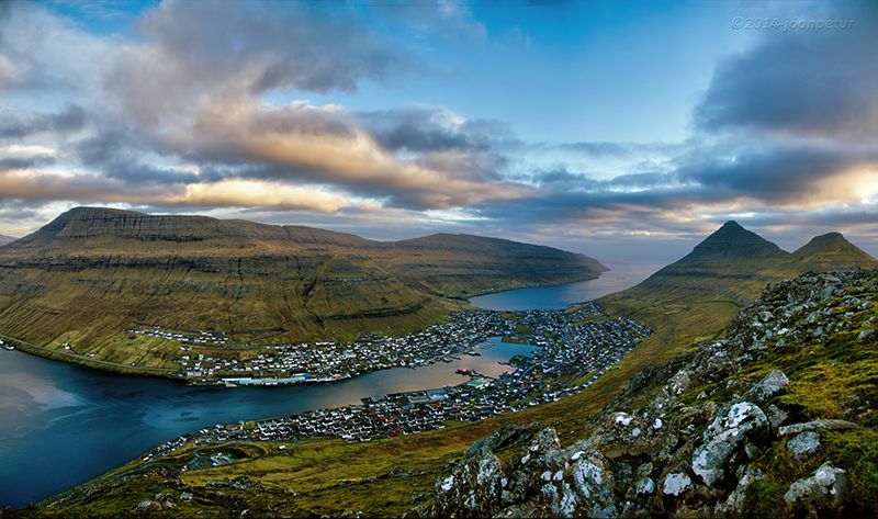 Klaksvík, Bordoy Island, Faroe Islands, Denmark