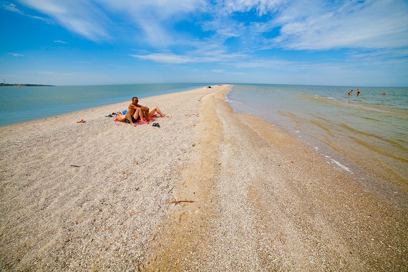 Pavlo-Ochakiv Spit of the Azov Sea