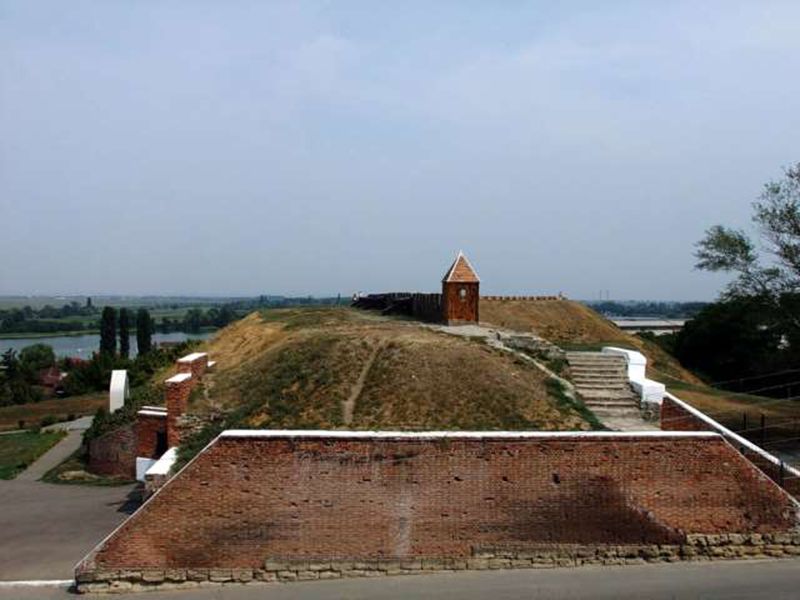 Ancient fortification ramparts