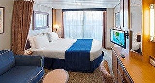 “Ocean View Balcony” cabin (17 m² + balcony 4 m²)