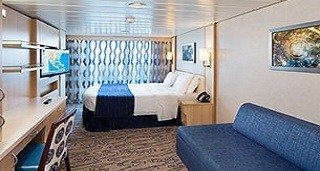 Каюта з балконом «Ocean View Balcony» (17 м² + балкон 4 м²)