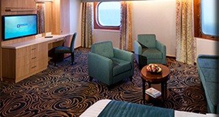 “Ocean View Suite (No Balcony)” (50 sq. m)