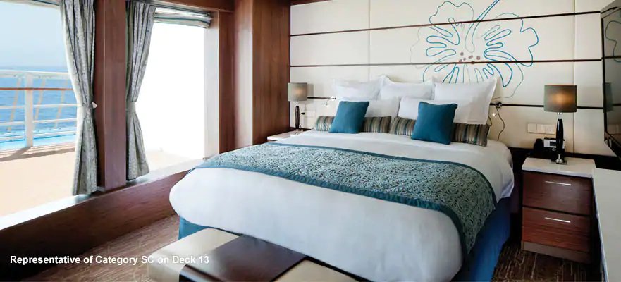 “Owner’s Suite with Large Balcony” suite