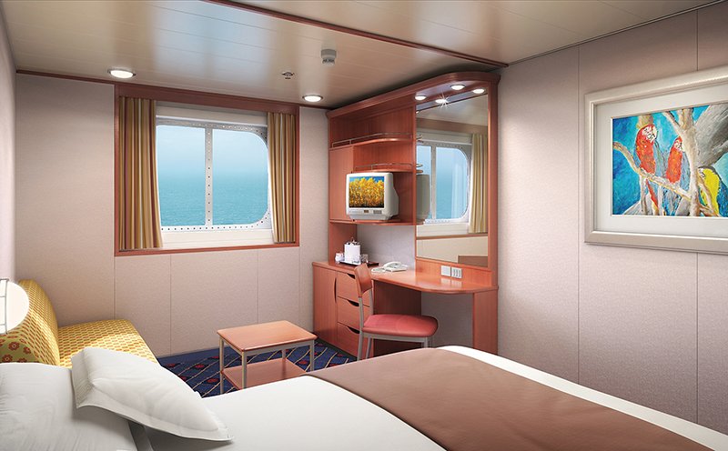 Каюта з вікном «Oceanview Picture Window Stateroom»