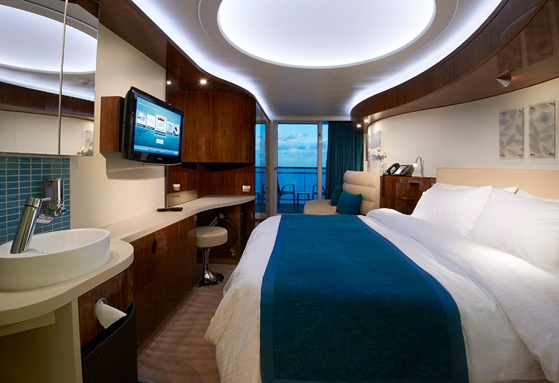 Каюта з балконом «Aft-Facing Balcony Stateroom»
