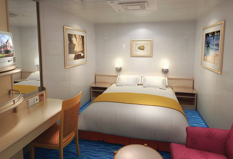 Внутренняя каюта "Mid-Ship Inside Stateroom"