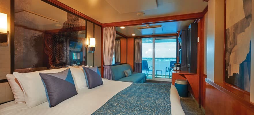 Suită mini „Mid-Ship Mini-Suite cu balcon”
