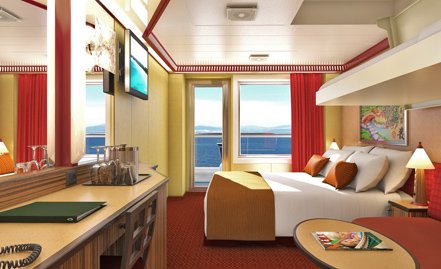 “Cloud 9 Spa Balcony” cabin with balcony