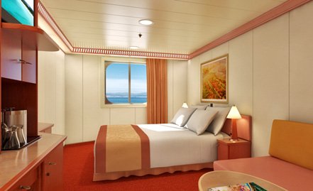 Cabin with window “Ocean View”
