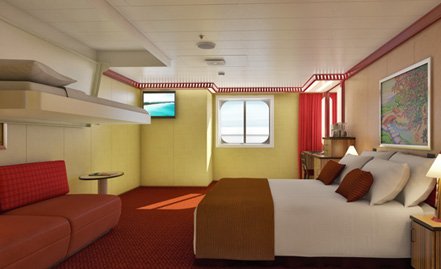 Каюта с окном "Cloud 9 Spa Ocean View"