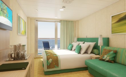 "Cloud 9 Spa Balcony" cabin with balcony