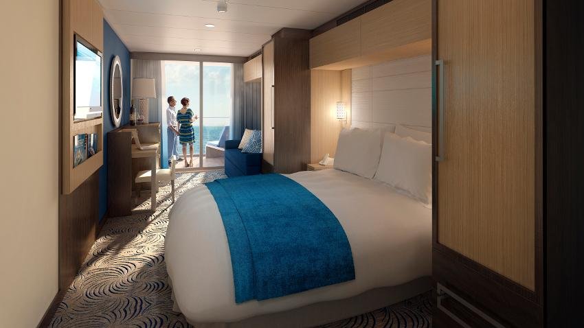 Каюта с балконом "Superior Ocean View Stateroom with Balcony"