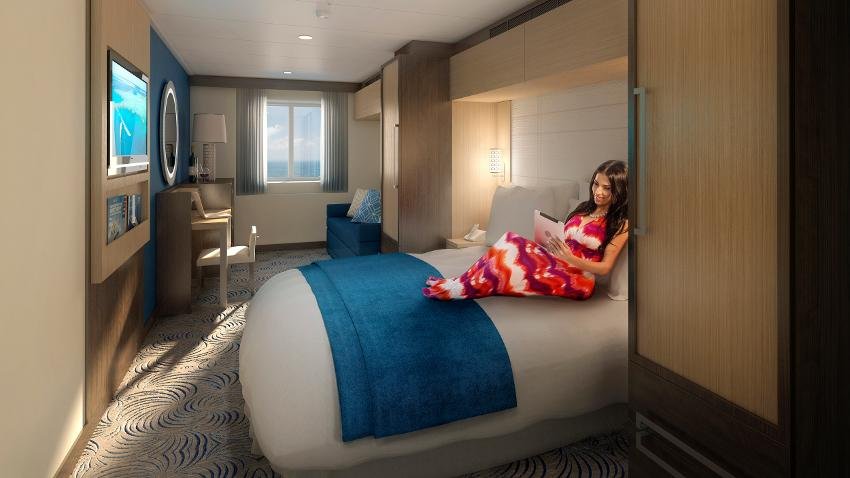 Каюта с окном "Ocean View Stateroom"