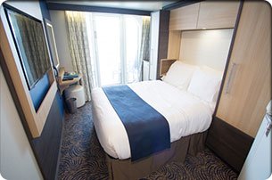Каюта с балконом "Deluxe Studio Ocean View Stateroom with Balcony"