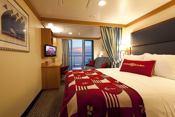 Deluxe Oceanview Stateroom with Verandah with Balcony Cabin