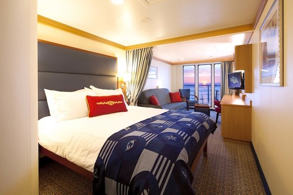 Deluxe Family Oceanview Stateroom with Verandah with Balcony Cabin