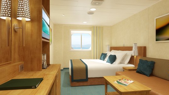 Cabin with a window “Deluxe Ocean View”