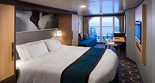 Каюта з балконом «Ocean View Balcony» (17 м² + балкон 5 м²)