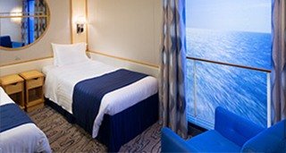 Внутрішня каюта «Boardwalk View Interior» (15 м²)