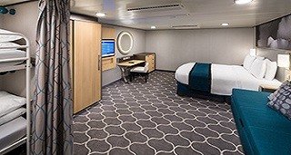Простора внутрішня каюта «Spacious Interior» (24 м²)