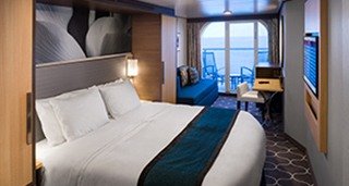 Каюта з балконом «Ocean View Balcony» (17 м² + балкон 5 м²)