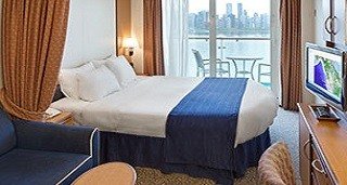 Каюта з балконом «Ocean View Balcony» (15 м² + балкон 2 м²)