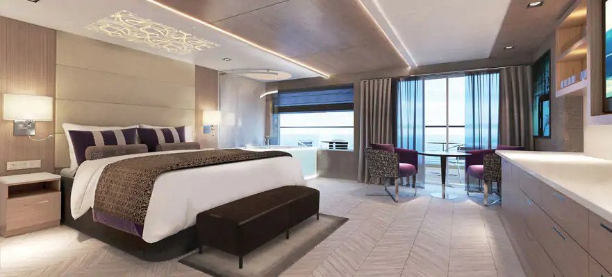 “The Haven Spa Suite with Balcony” suite