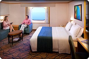 Каюта с окном "Panoramic Ocean View Stateroom"
