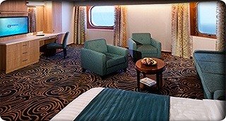 Сьют "Ocean View Suite (No Balcony)" (44 м²)