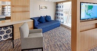 Suită „Ocean View Panoramic Suite (fără balcon)” (38 m²)