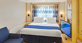 Cabină cu fereastră „Ocean View” (15 m²)